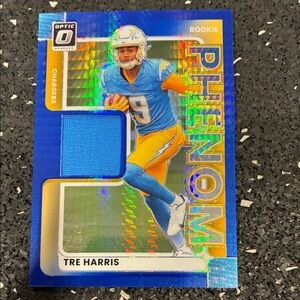 Panini Tre Harris Card - White, Blue & Yellow